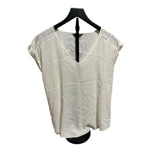 Express Cream V-Neck Women's Top Size Medium